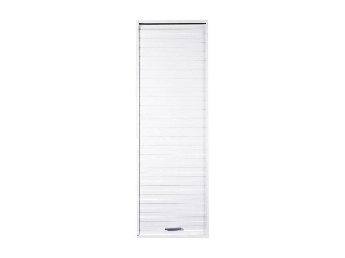 Meuble de Cuisine Haut Blanc 1 Rideau 4 Niches L 40 H 123.6 P 35 cm