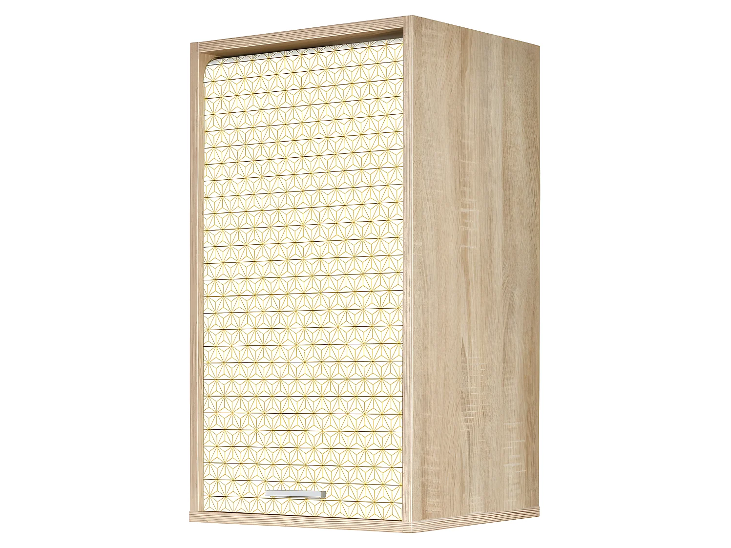 Meuble Cuisine Chêne 40x72 Face Imprimée - Coloris Rideau: Ciel étoilé jaune 520