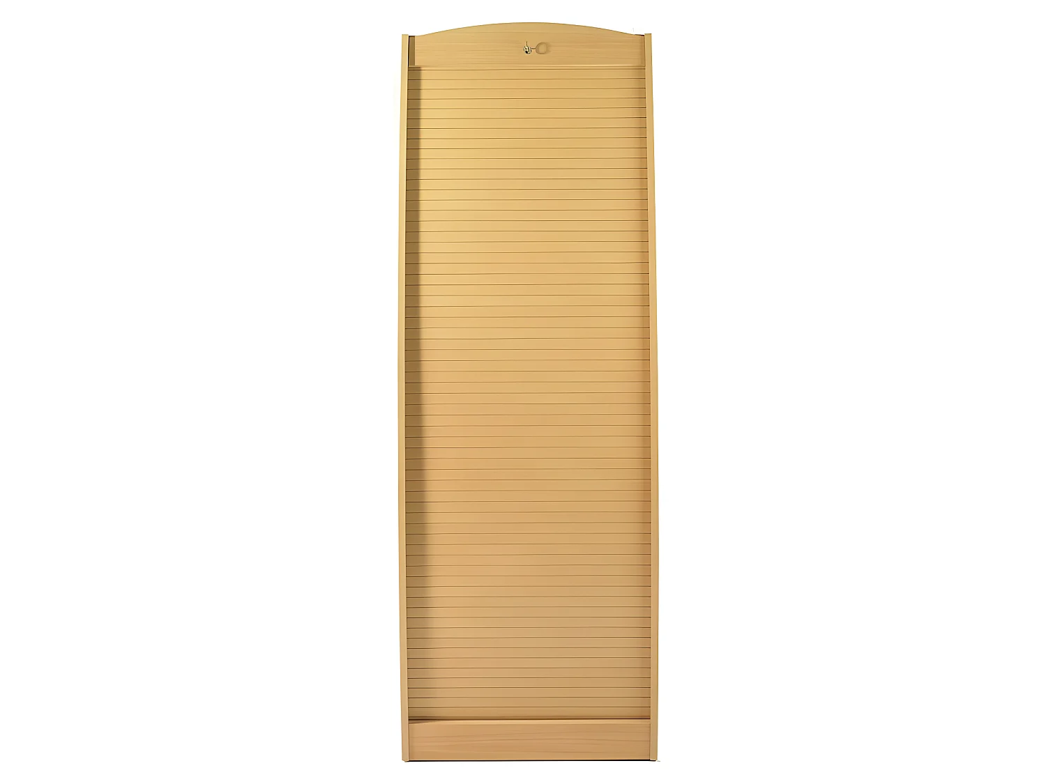 Armoire Informatique Galbée Largeur 60 cm 5 Niches - Coloris: Hêtre