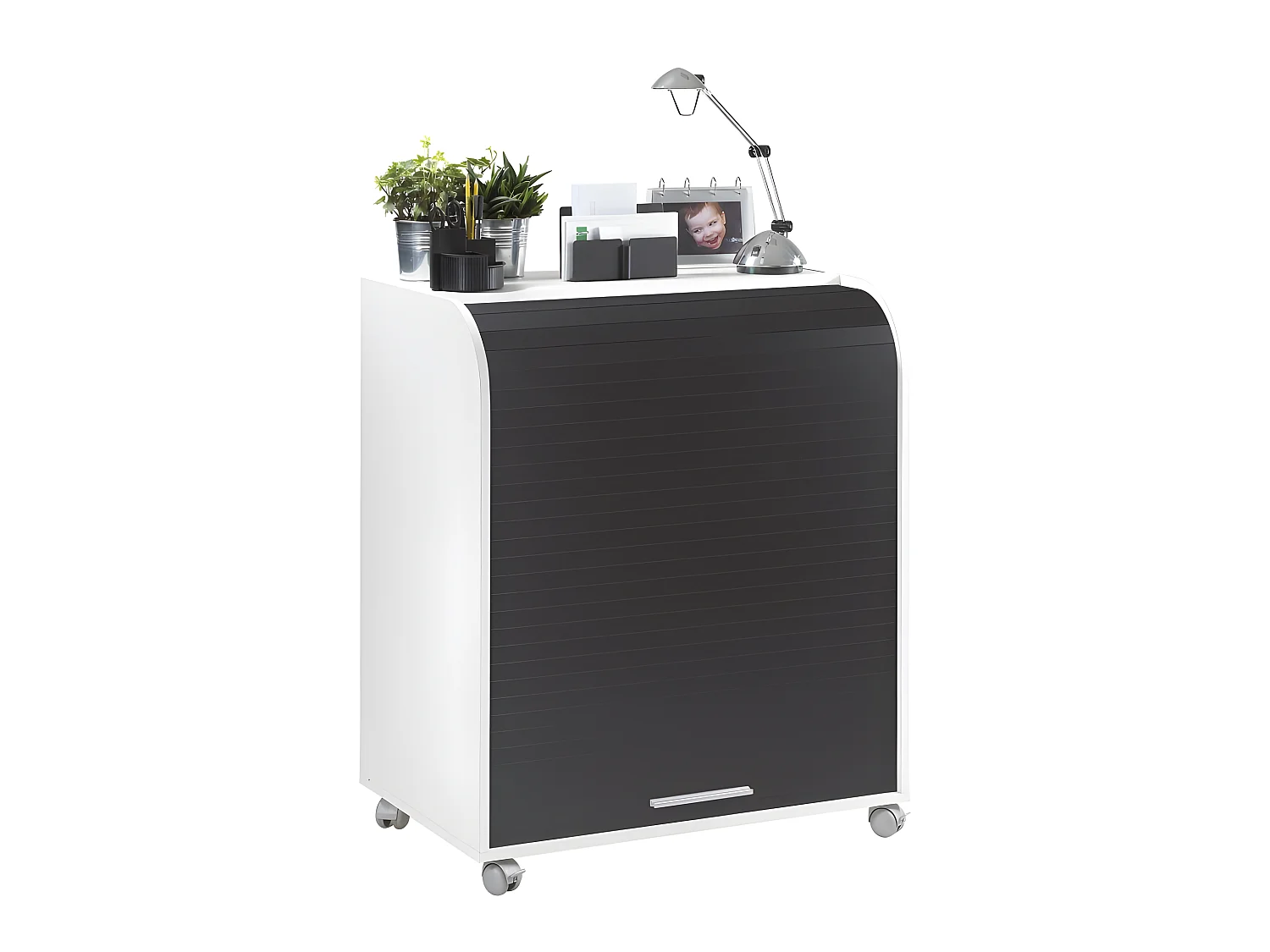 Bureau Informatique Blanc et Noir