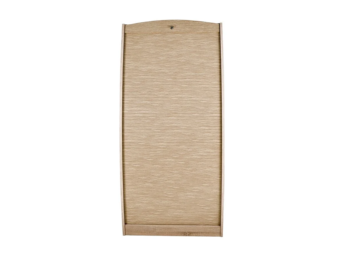 Armoire Informatique Galbée 80 cm Chêne 6 Niches