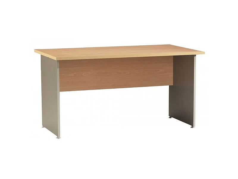 Pack Bureau + Caisson + Armoire Hêtre Alu