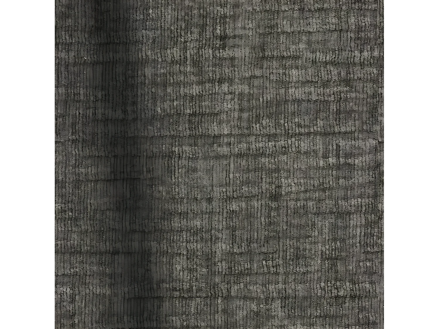 Canapé grand angle gauche velours à motifs gris MYRA