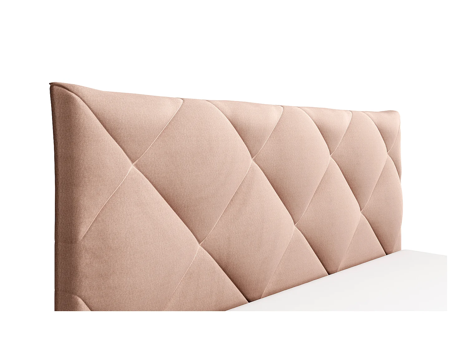 Bed met opbergruimte 160 x 200 cm - Velours - Beige + matras - STARI van Pascal Morabito