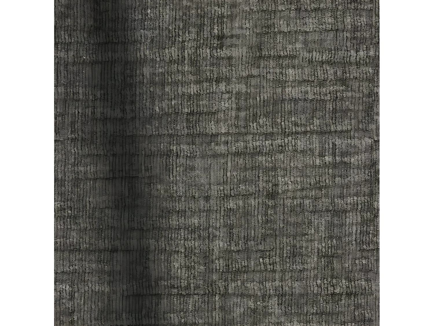 Canapé panoramique 7 places droit velours à motifs gris MYRA