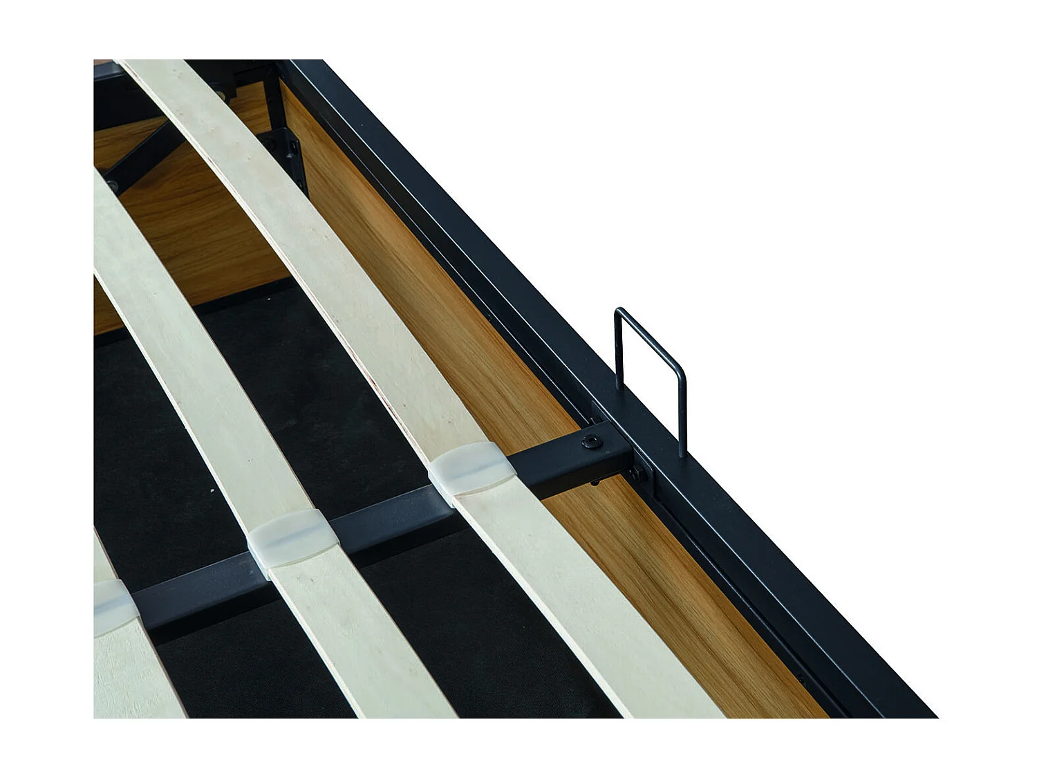 Lit coffre industriel 140 x 190 cm JERSEY