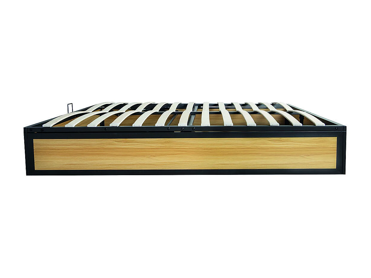 Lit coffre industriel 140 x 190 cm JERSEY