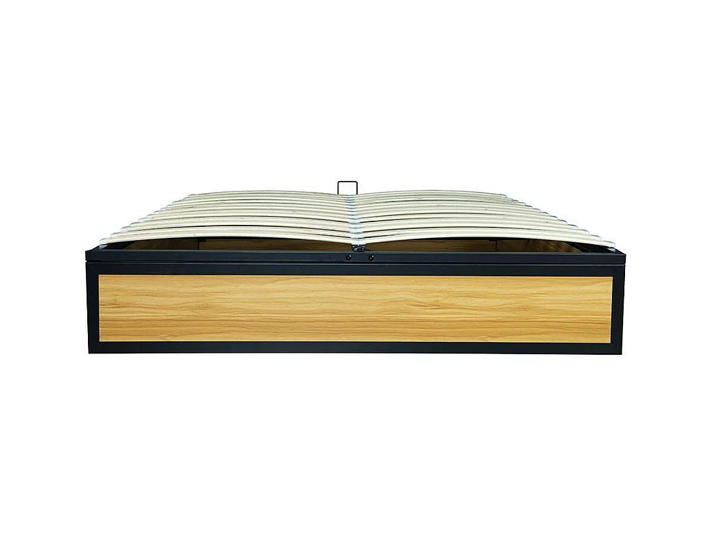 Lit coffre industriel 160 x 200 cm JERSEY