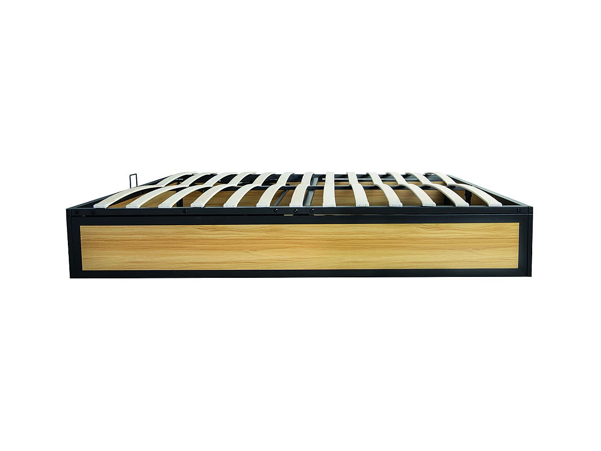 Lit coffre industriel 160 x 200 cm JERSEY