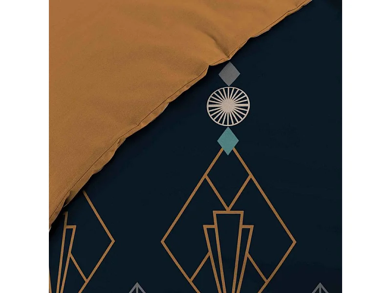 Parure de Lit 3 Pièces "Maestria" 240x220cm Noir