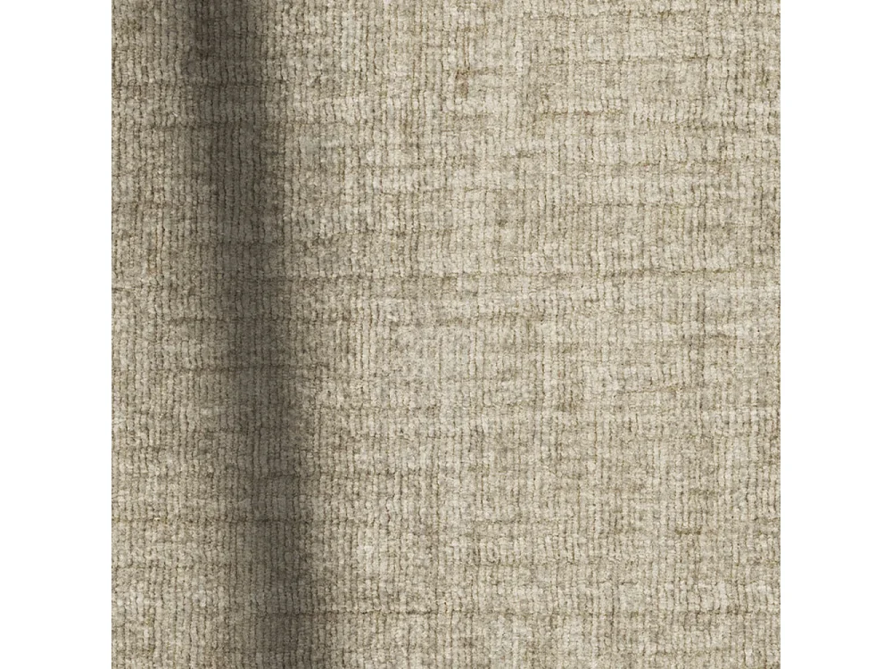 Fauteuil sans accoudoirs velours à motifs beige