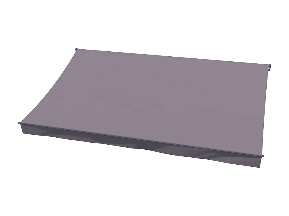 Toldo Manual Taupe 4 x 2,5m Poliéster ADRO