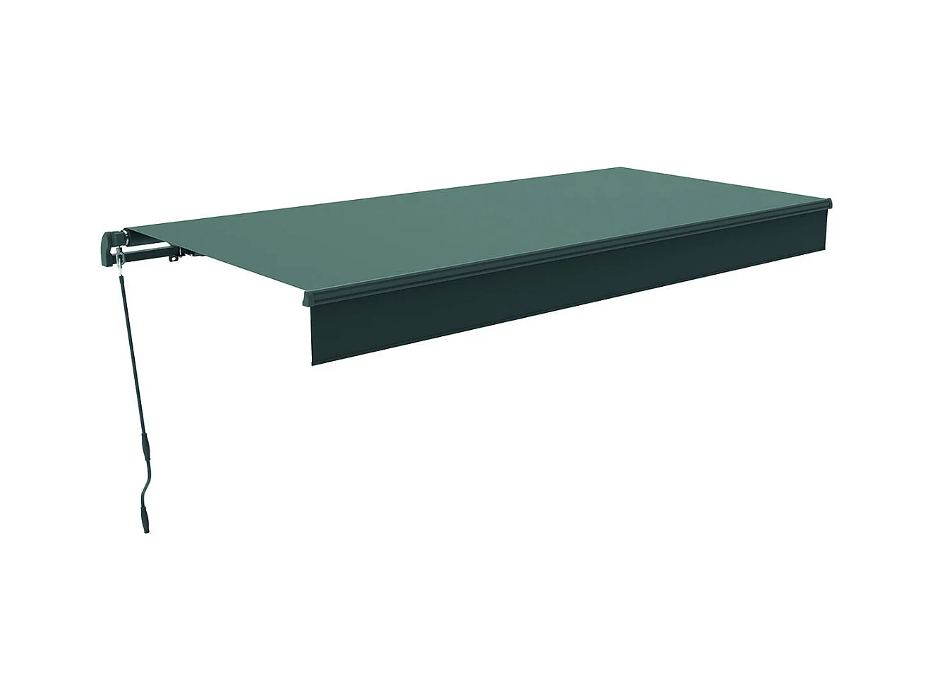 Manuelle Markise 4 x 3 m grau ADRO