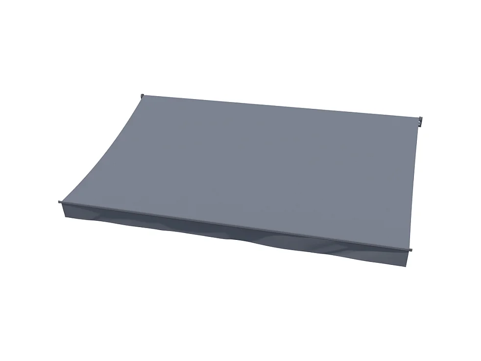 Manuelle Markise 4 x 2,5 m grau ADRO