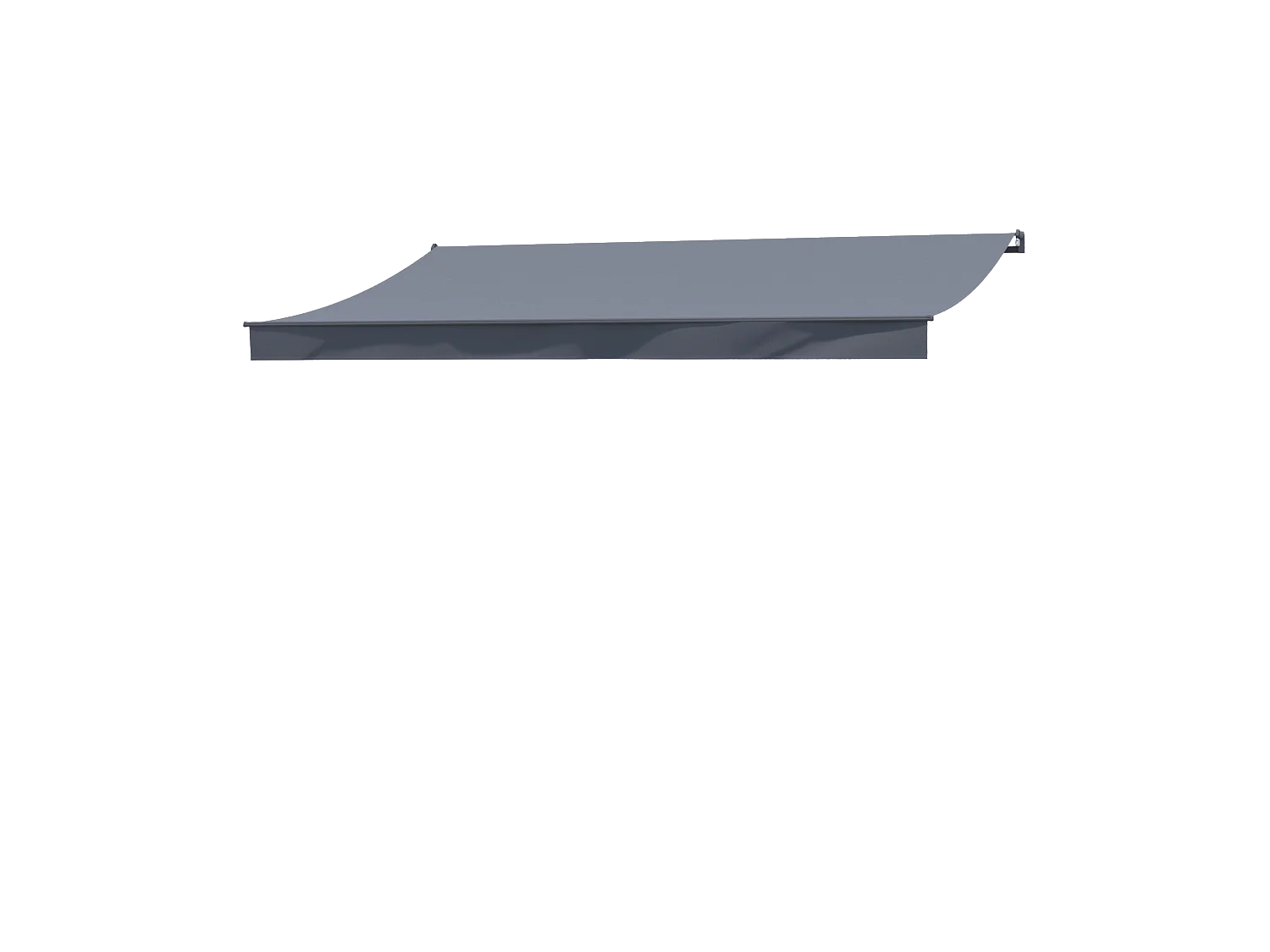 Store banne manuel 4 x 2,5 m gris ADRO