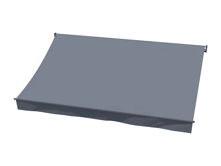 Manuelle Markise 3 x 2 m grau ADRO