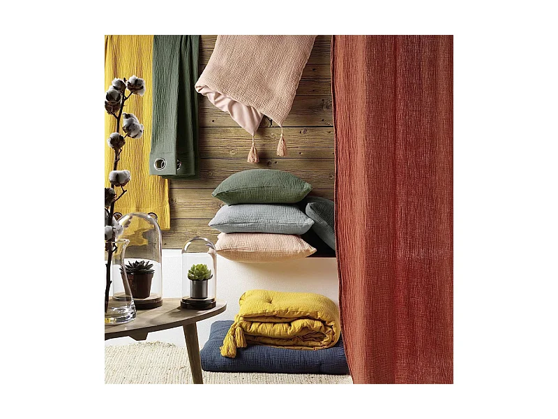 Juego de cama en gasa de algodón 240 x 220 cm