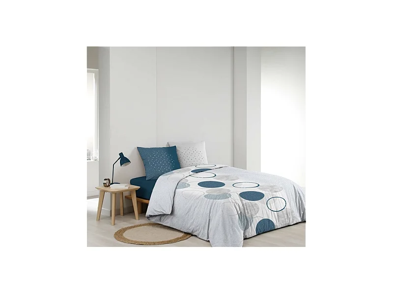 Parure de Lit 3 Pièces "Voie Lactee" 240x220cm Bleu