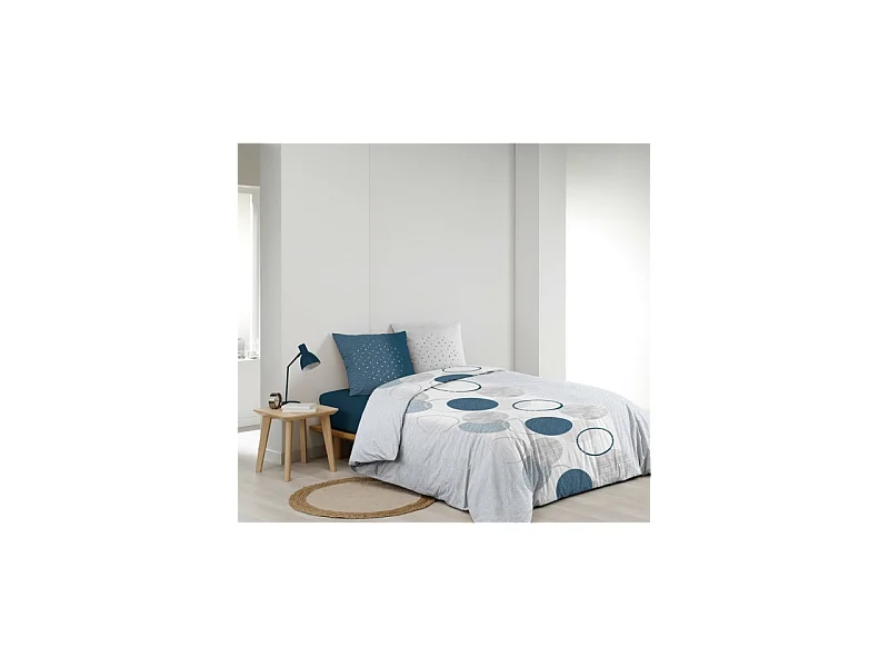 Parure de Lit 3 Pièces "Voie Lactee" 240x220cm Bleu