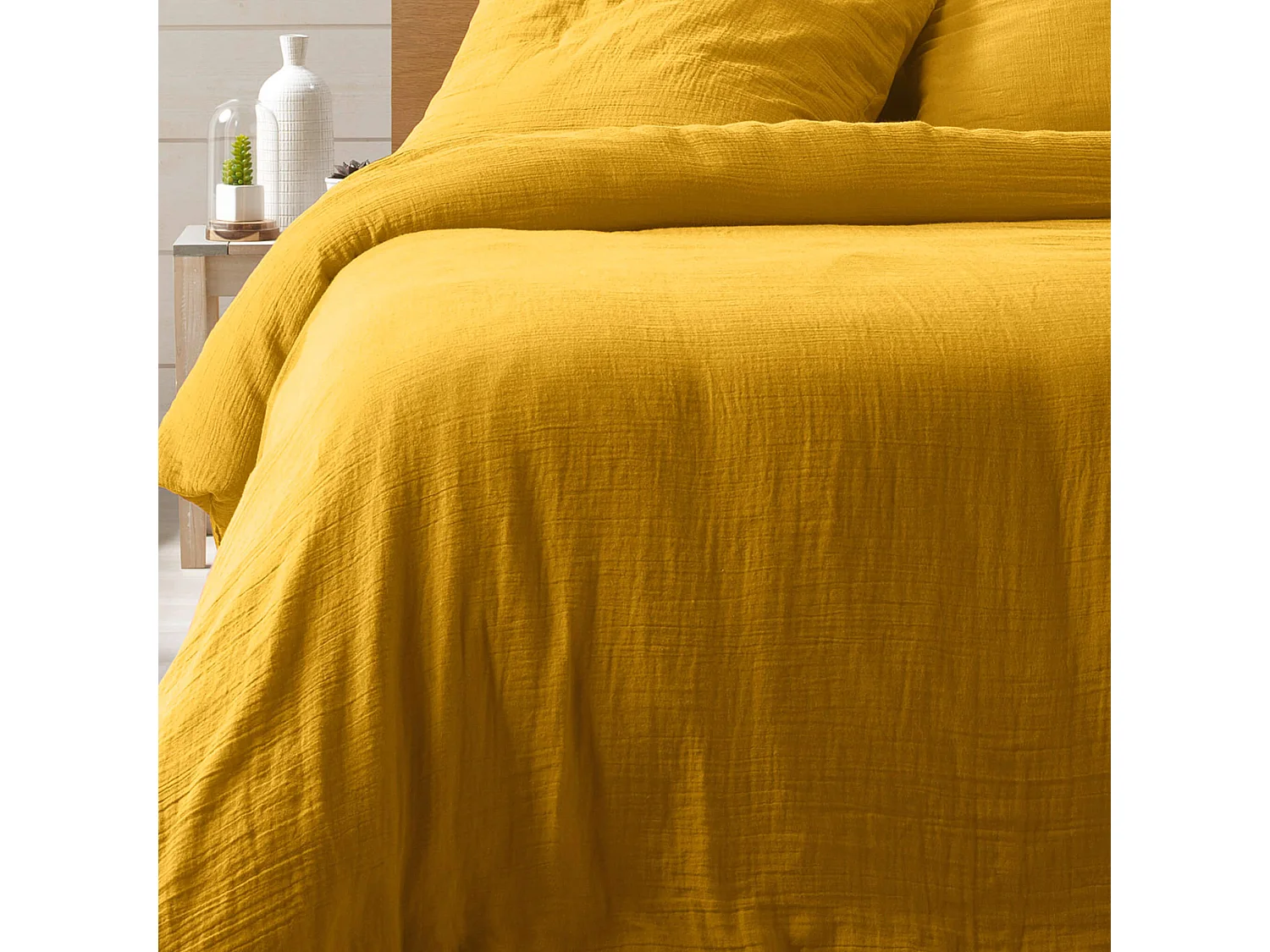 Juego de cama en gasa de algodón 240 x 220 cm