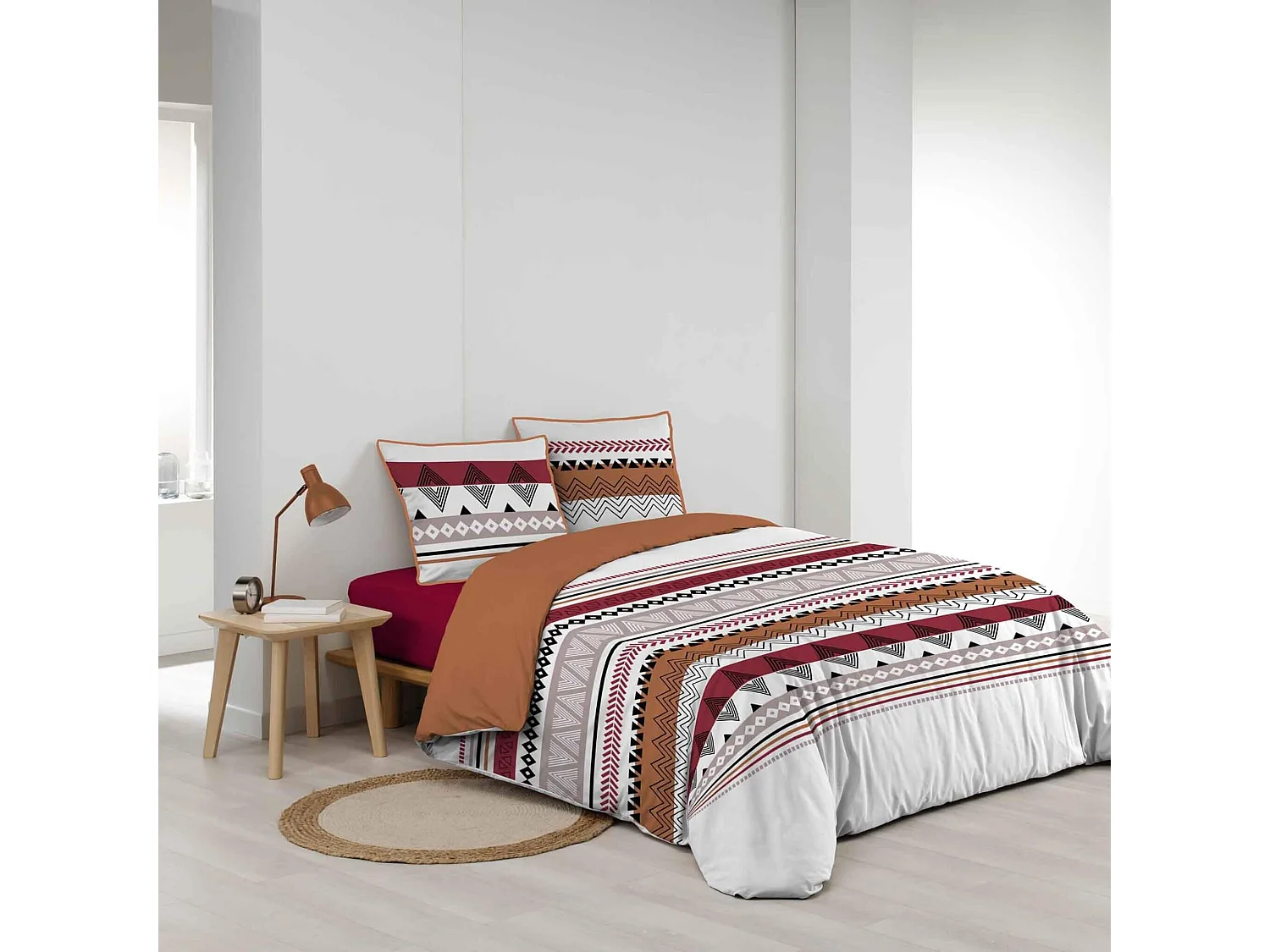 Parure de Lit 3 Pièces "Annette" 240x220cm Multicolore