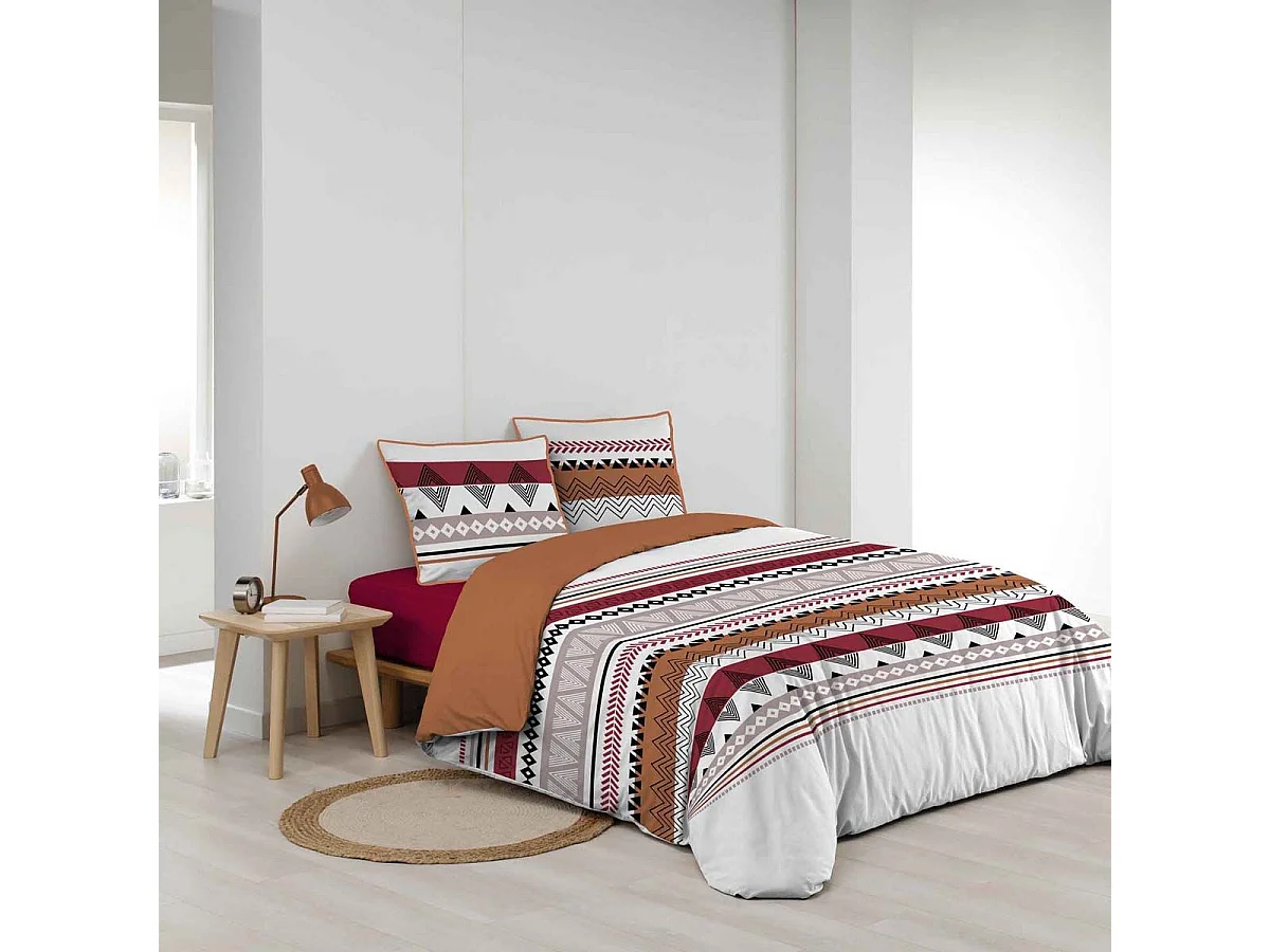 Parure de Lit 3 Pièces "Annette" 240x220cm Multicolore