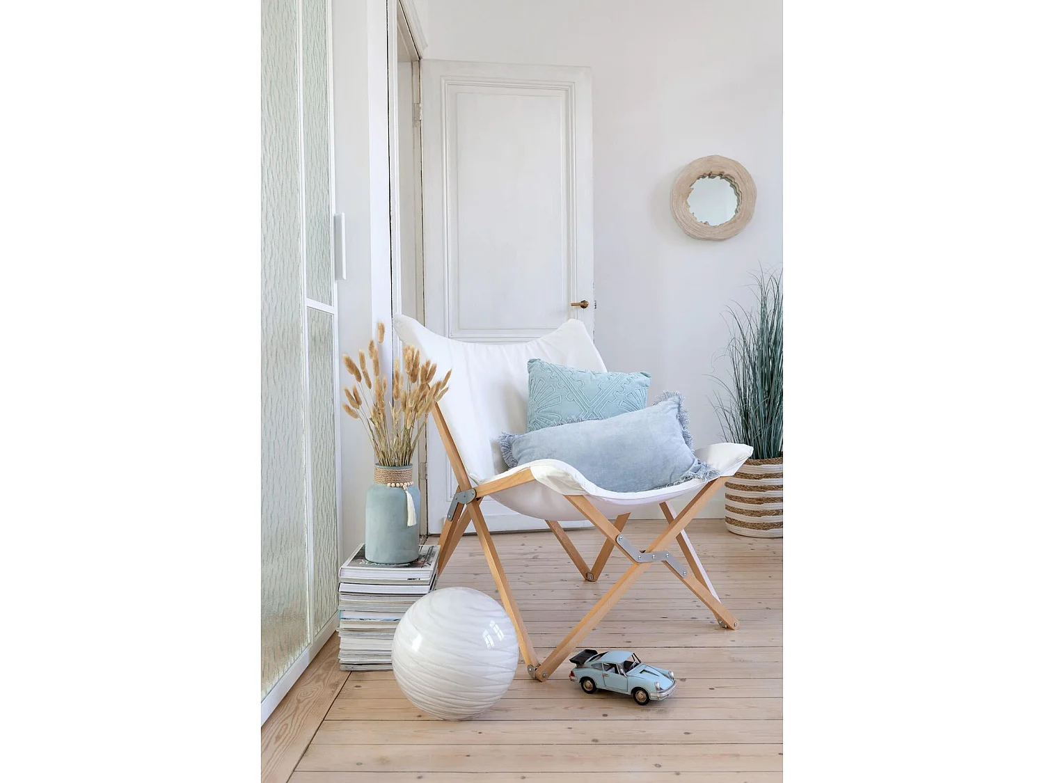 Miroir mural Benton en Bois