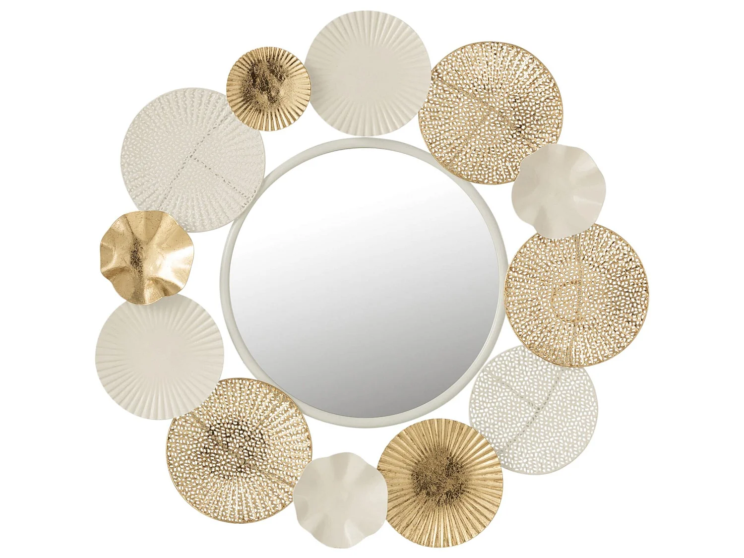 Miroir mural Henning en Métal