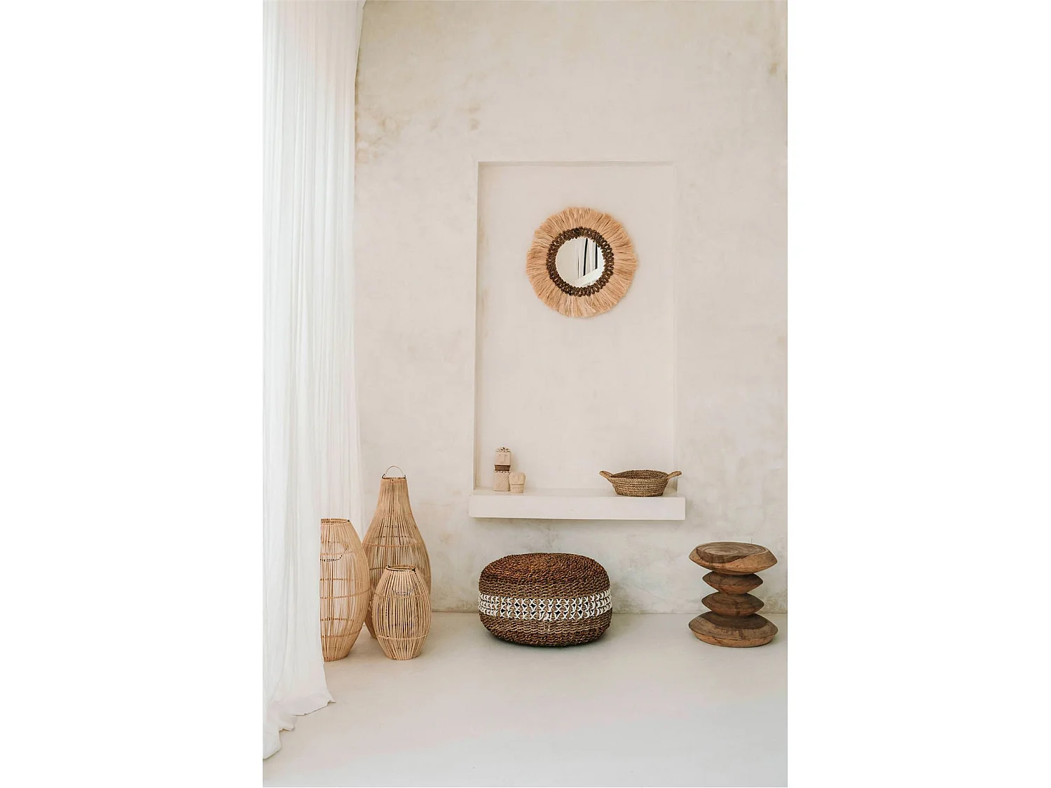 Miroir Mowgli Bohème Chic Bazar Bizar