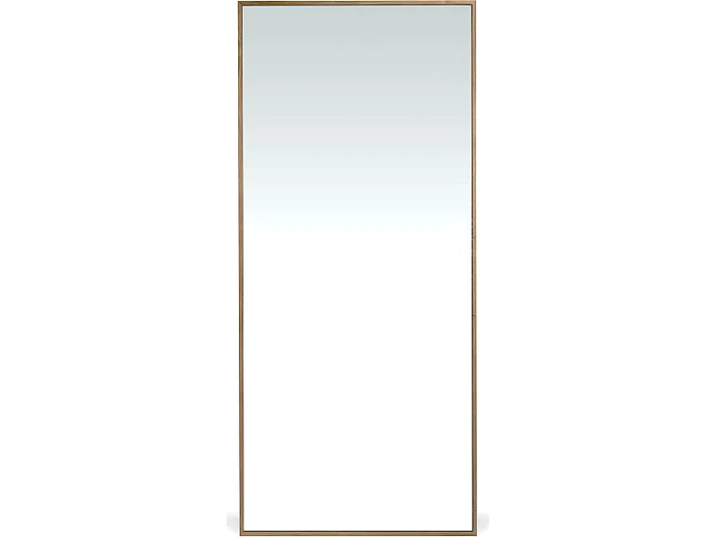 Miroir sur pied avec cadre bois