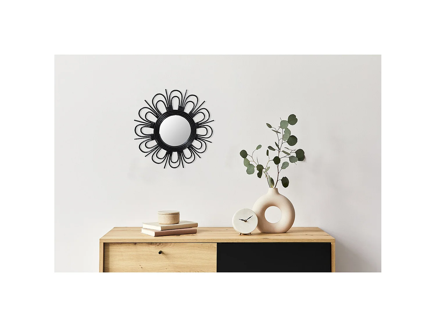 Miroir en rotin Aina 225