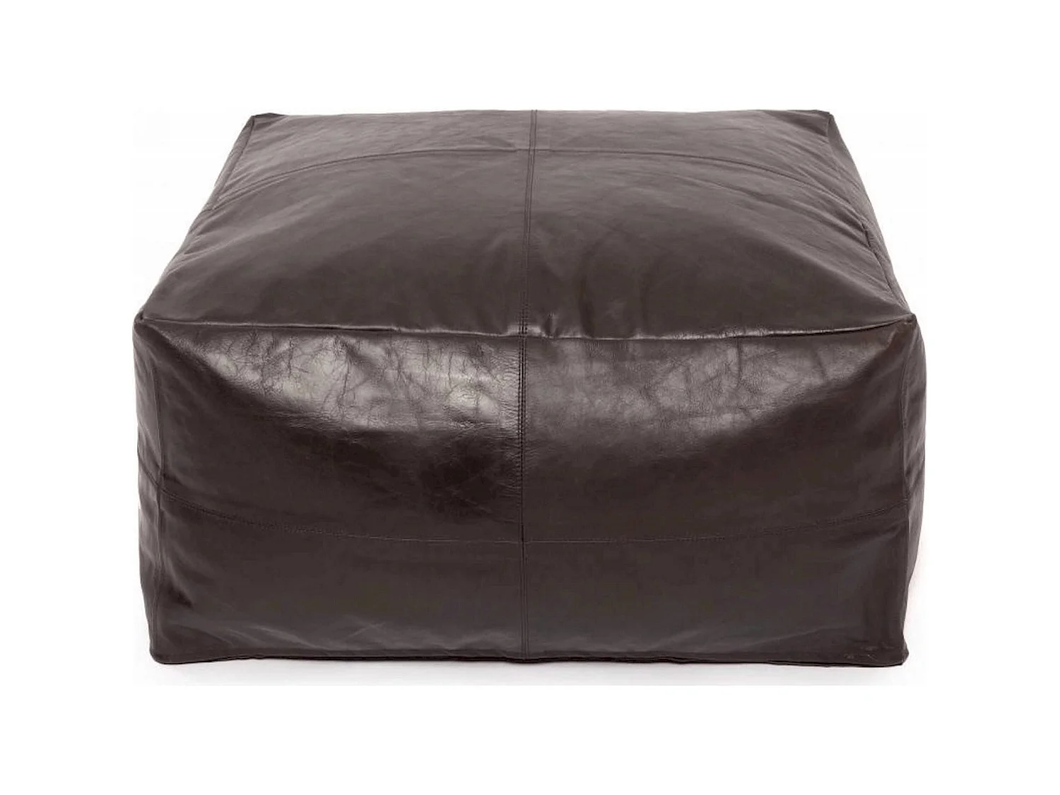 Pouf Collectors en cuir élégant Bazar Bizar