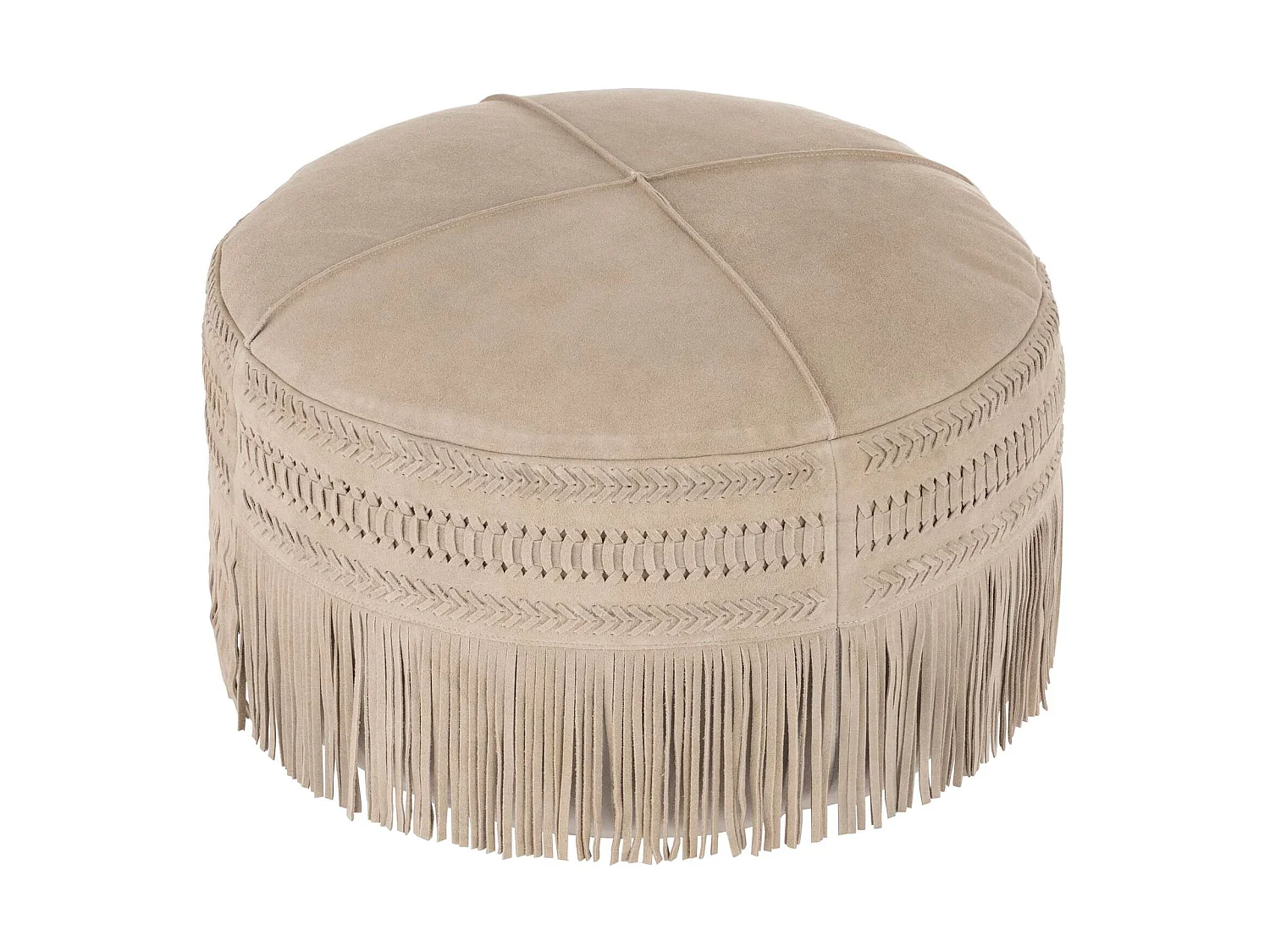 Pouf Gasconade en Cuir