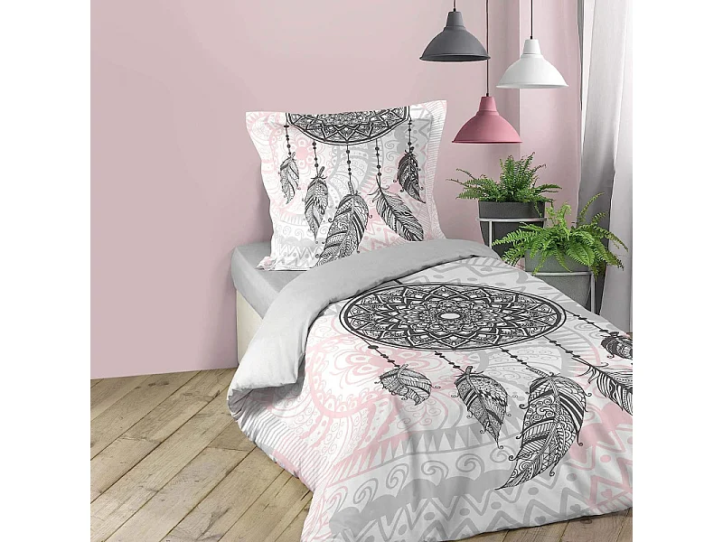 Mandala-Bettwäsche und Traumfänger