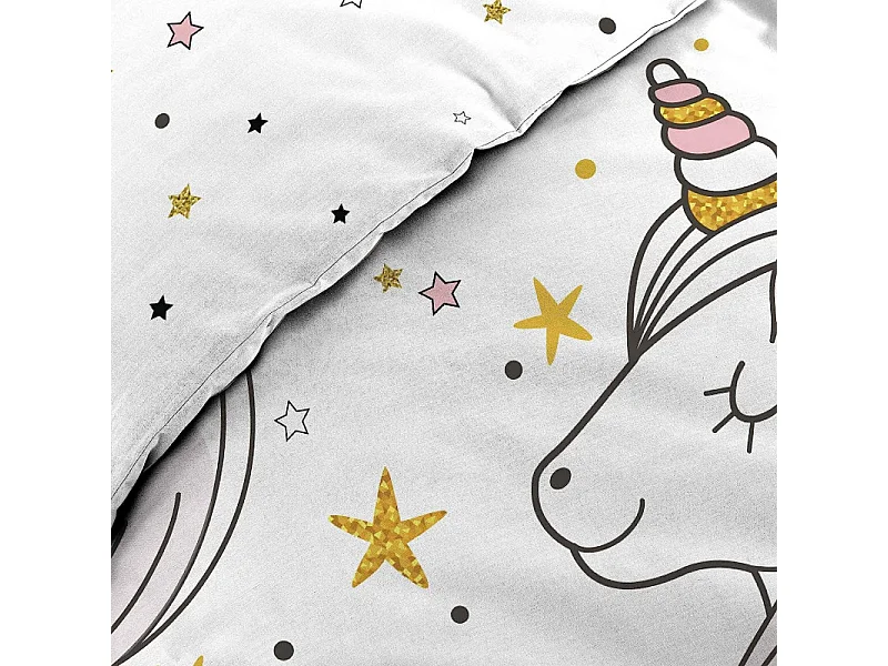 Parure de Lit 2 Pièces "Lilirose" 140x200cm Rose