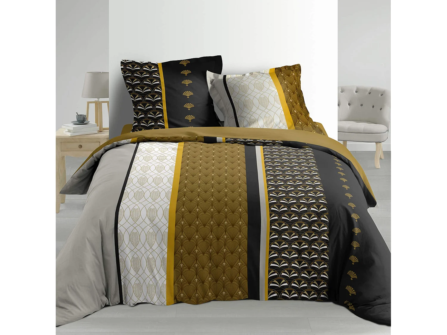 Parure de Lit 3 Pièces "Smarty" 260x240cm Multicolore