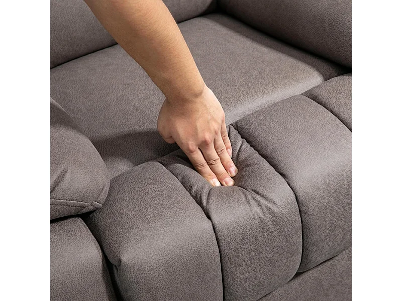 Fauteuil relax inclinable électrique releveur Baryton avec repose-pied et télécommande