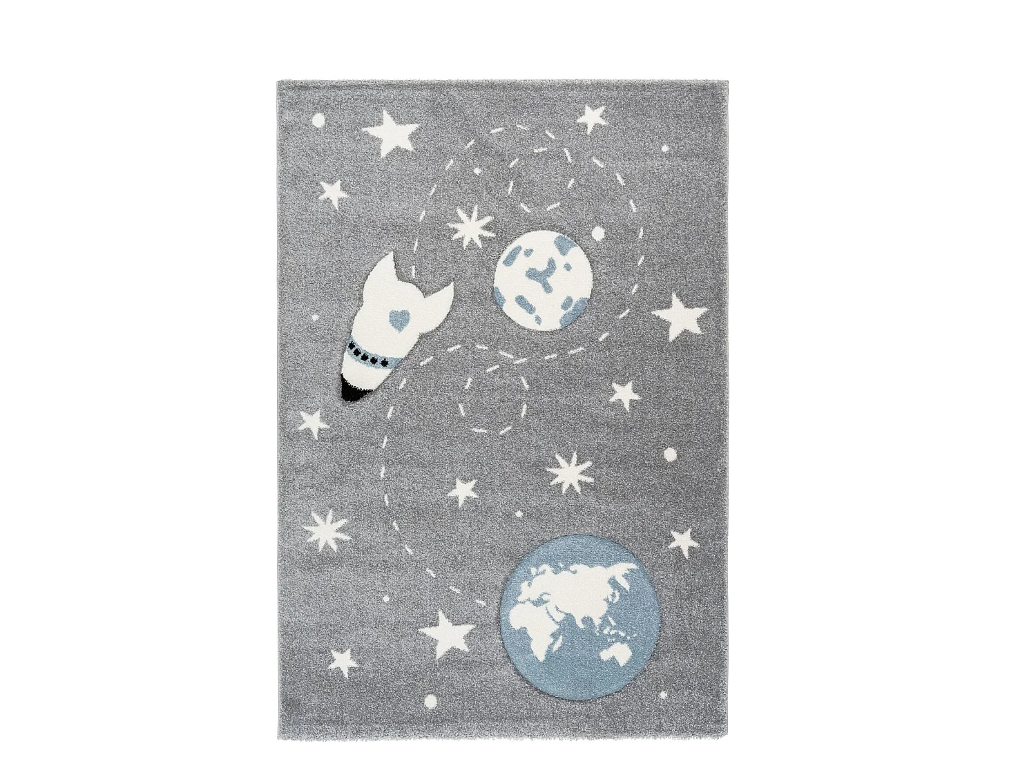 Tapis enfant australie argent yowah - 80 x 150 cm