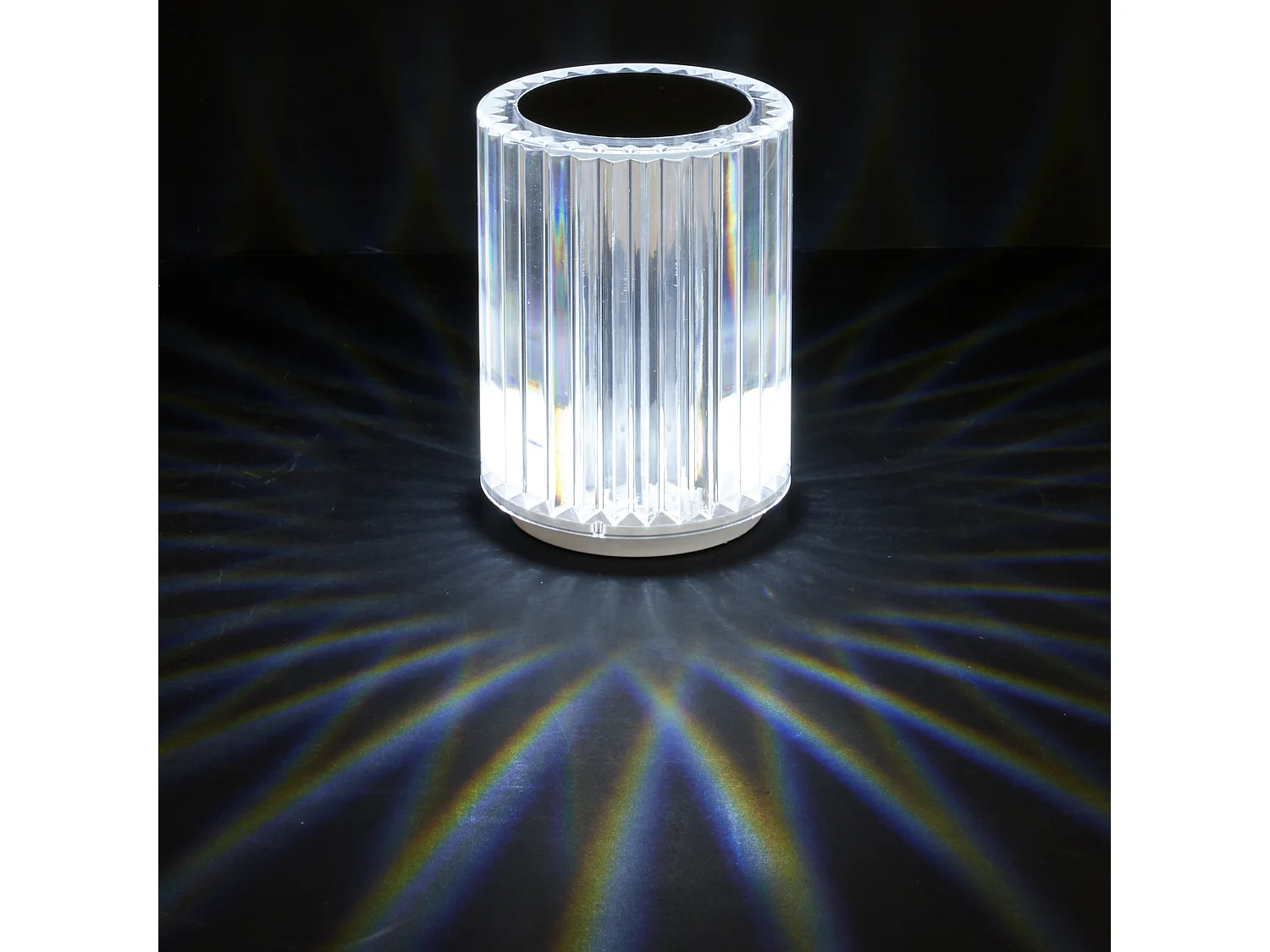 Lampe Tactile Rechargeable Lumiere Blance Transparent