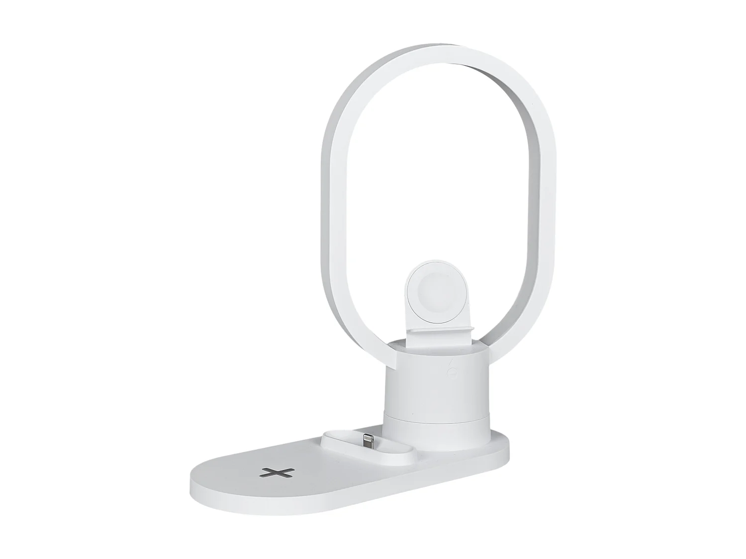 Lampe Led Chargeur Induction 3en1 Blanc