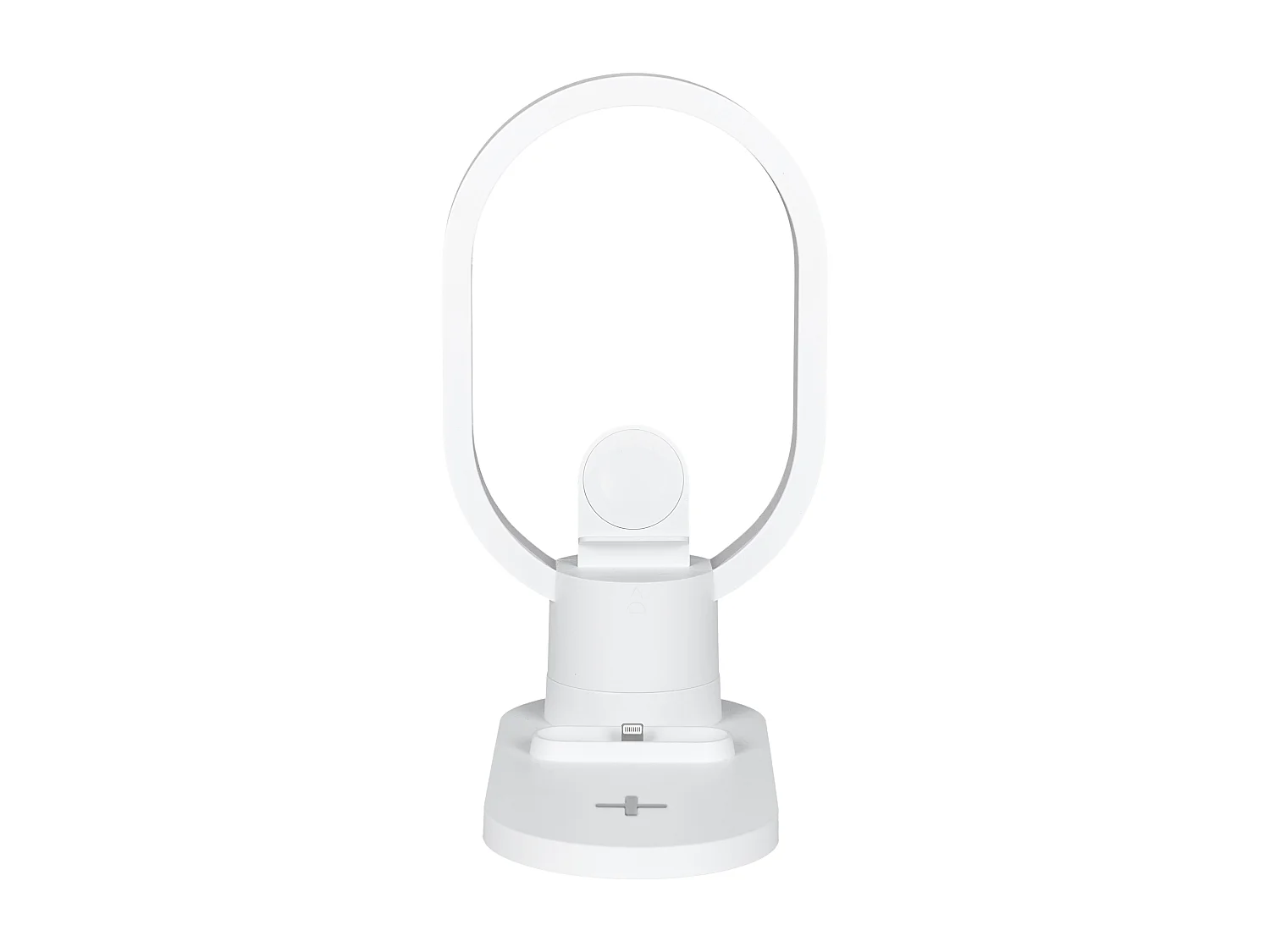 Lampe Led Chargeur Induction 3en1 Blanc