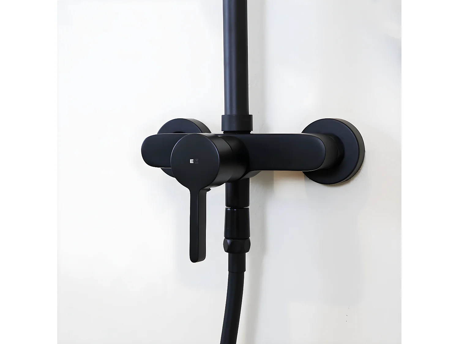 Delice Mechanische Duschsäule schwarz Essebagno