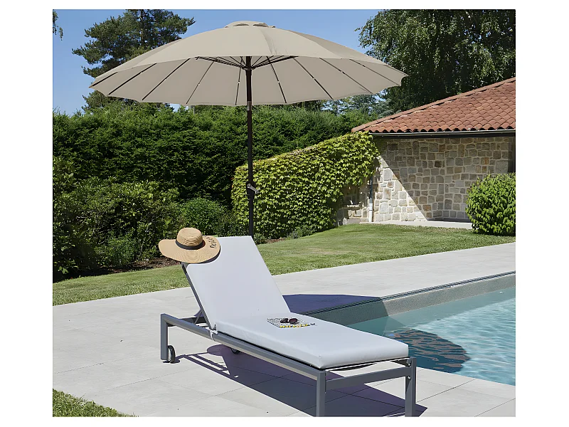 SHANGHAI - Parasol droit Ø2,7m - Lin