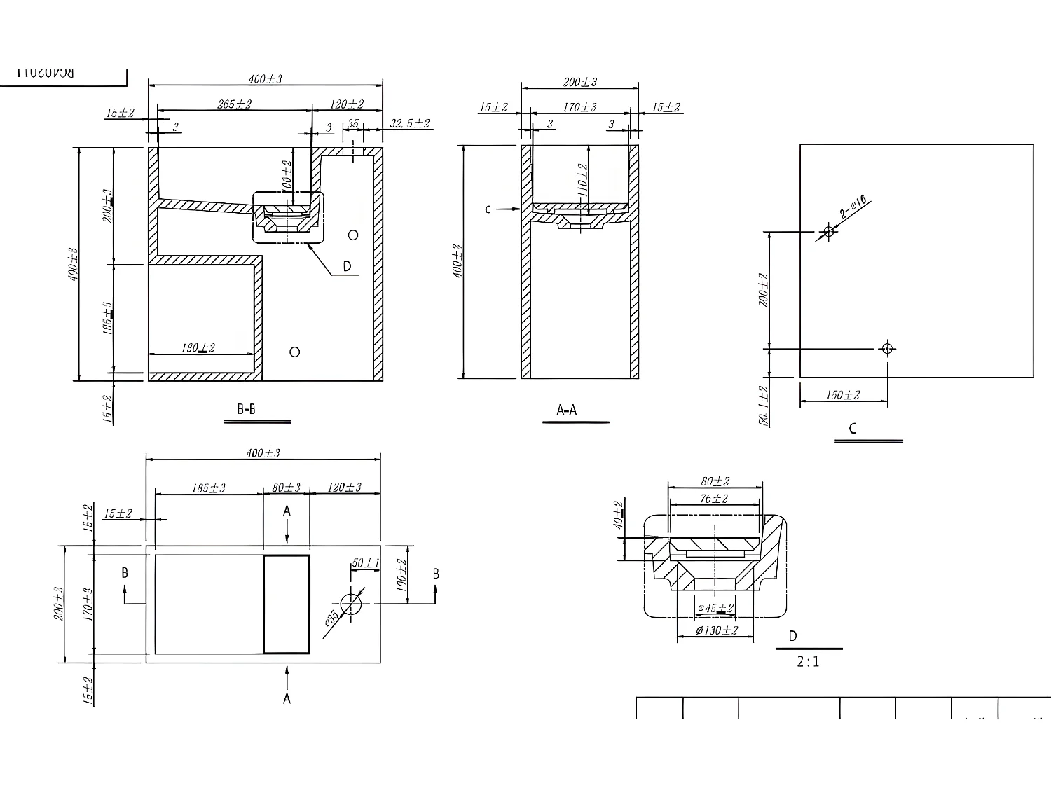 Handwaschbecken hängend mit Ablagefach - Solid Surface - Armaturen links - Weiß - 40 cm - PUMORI