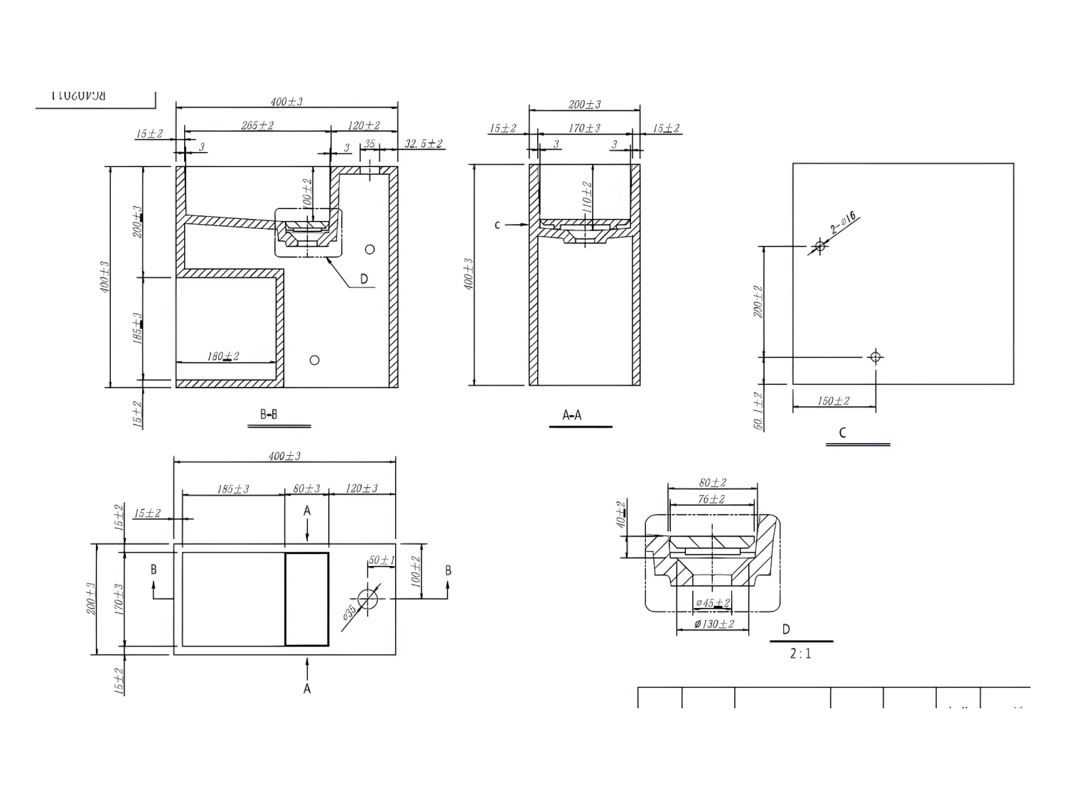 Håndvask i hvidt solid surface, vægmonteret med niche - Armatur til venstre - 40 cm - PUMORI