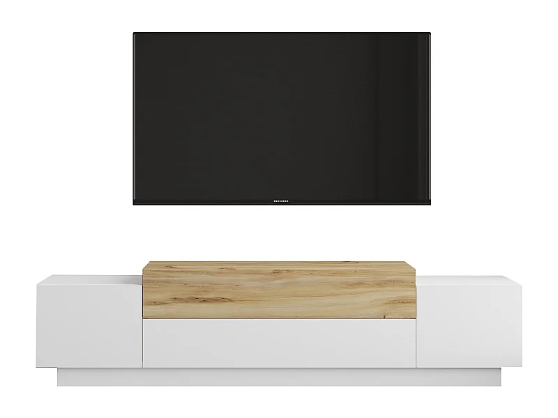 Mueble Tv  Fonda - Venprodin - 160 Cm Blanco- Fieltro