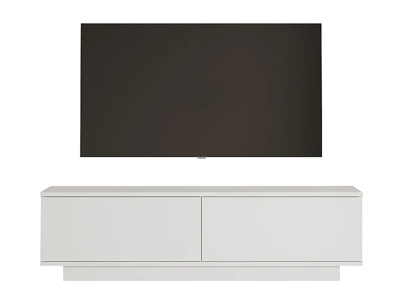 Mueble Tv 2 Puertas - Venprodin - 140 Cm Blanco