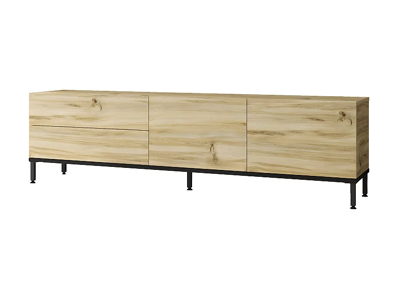 Pernas de metal para gabinete de TV Luvio - Venprodin - carvalho 170 cm