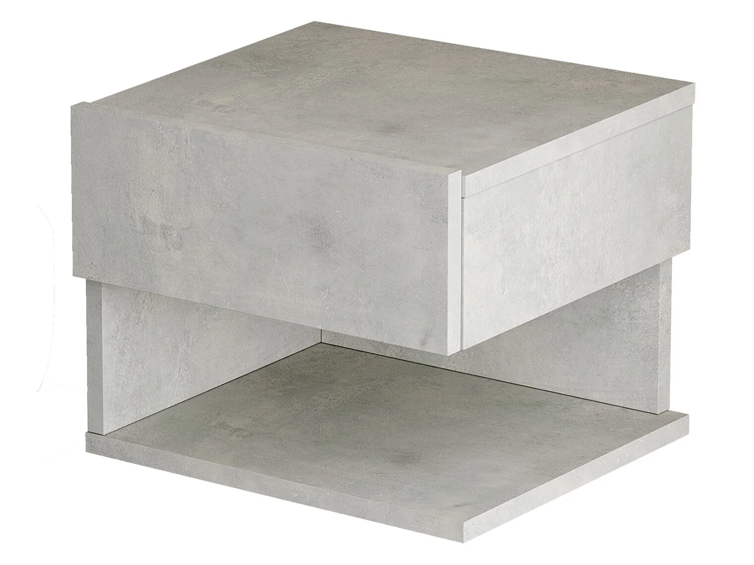 Mesa de cabeceira de parede Luvio - Venprodin - Pedra 35 cm