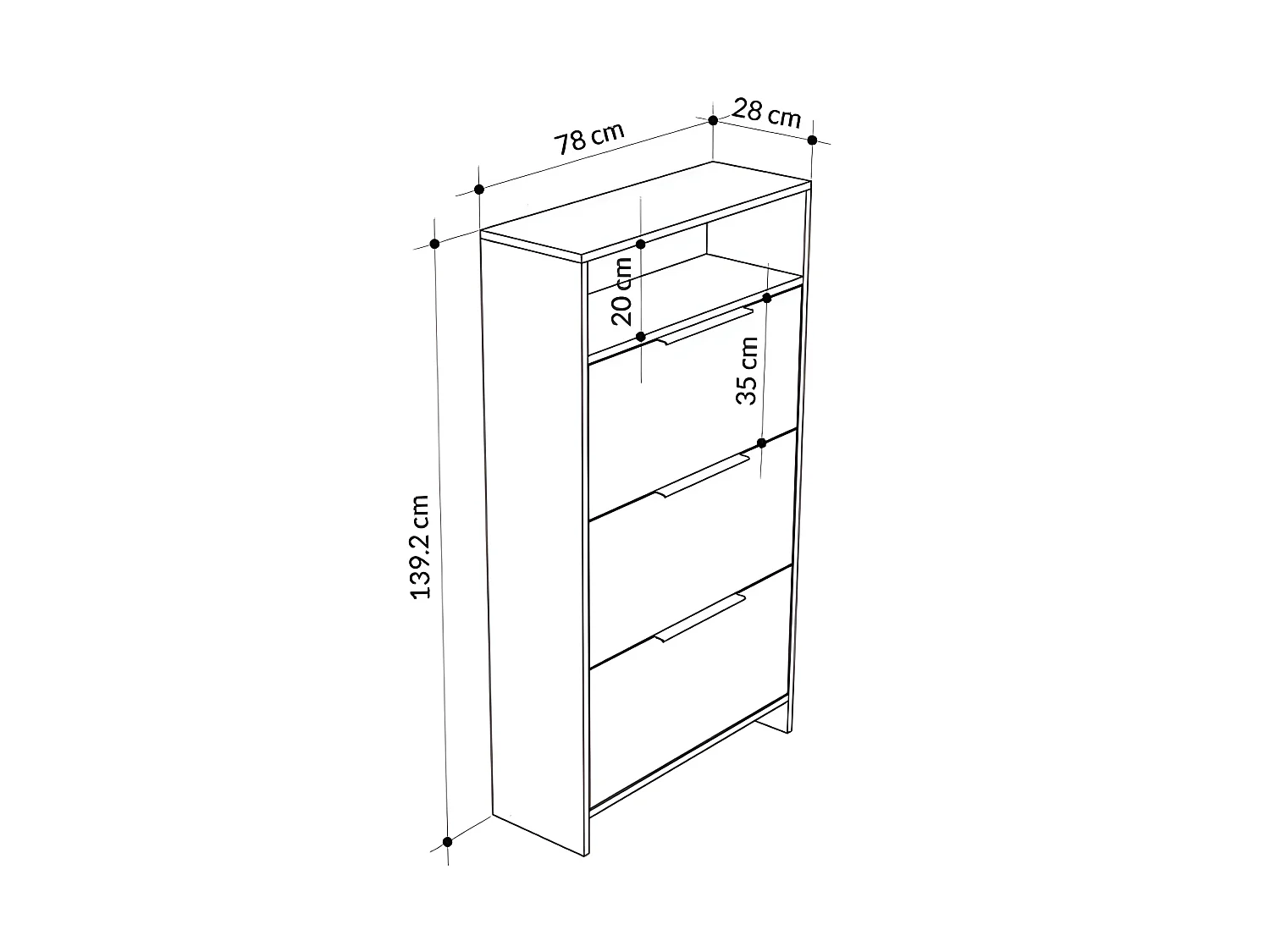 Sapateira Kaju - Venprodin - Branco